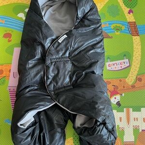 Gently used 7 AM car seat blanket